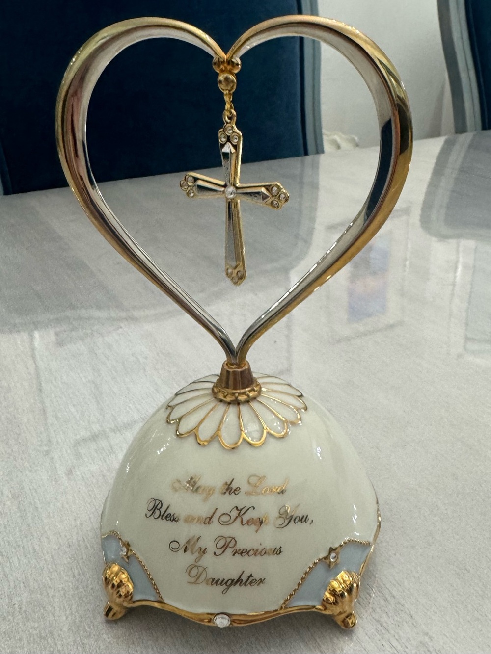 Vintage Bradford Exchange Ardleigh Elliott My Precious Daughter Music Box